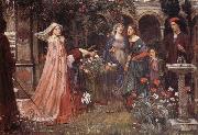John William Waterhouse The Enchanted Garden Spain oil painting artist
